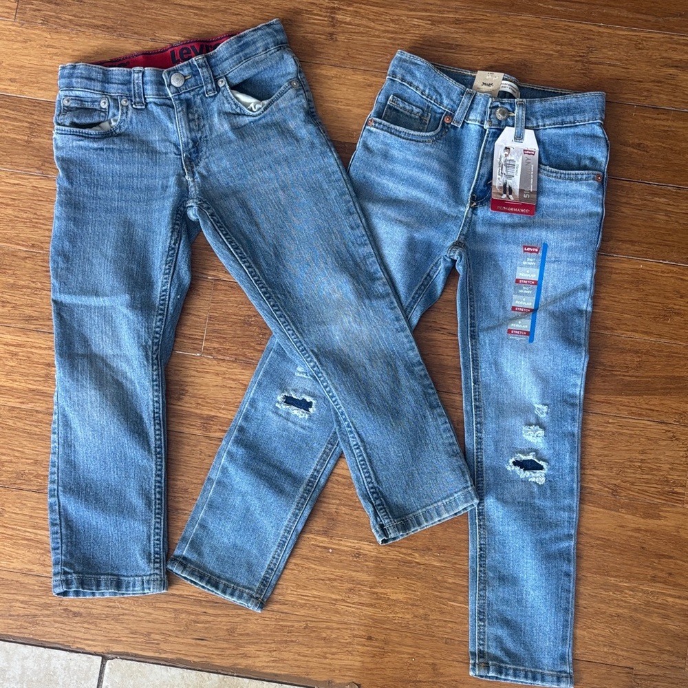 Levi's Light Blue Ripped Jeans